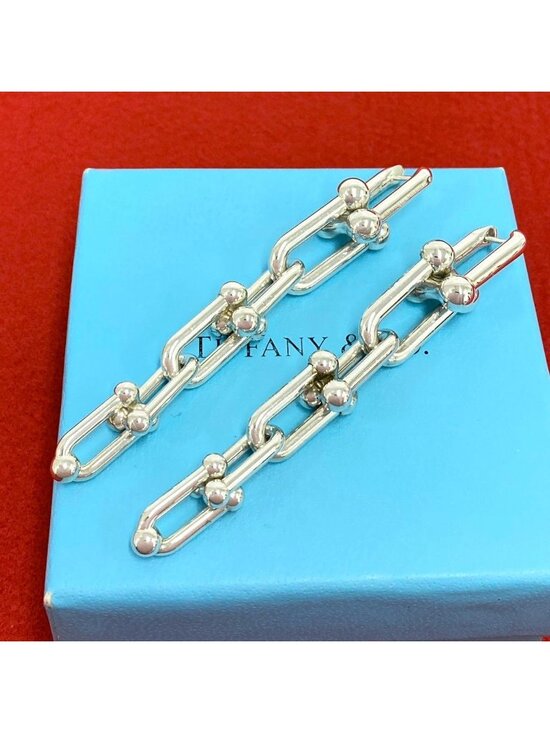 Tiffany & Co. Jewelry - Tiffany & Co HardWear Graduated Links Earrings 925 Sterling Silver